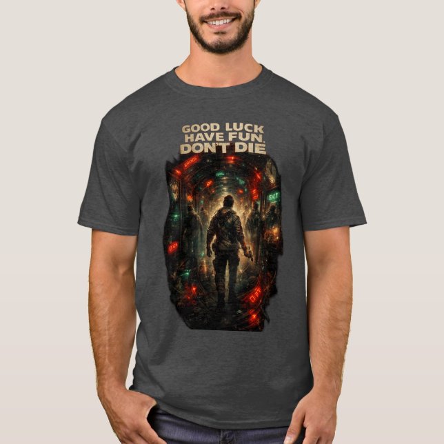 LYCKA TILL HA KUL DÖ EJ T SHIRT (Framsida)