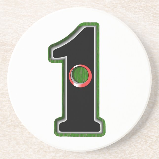 Lycka till Hål i en Lucky Golfer Underlägg (Framsidan)