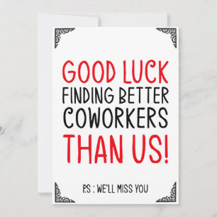 Lycka till har bättre medarbetare inbjudningar