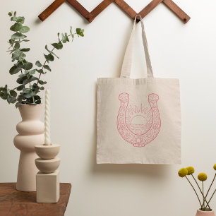 Lycka till Horseshoe Tote Bag Tygkasse