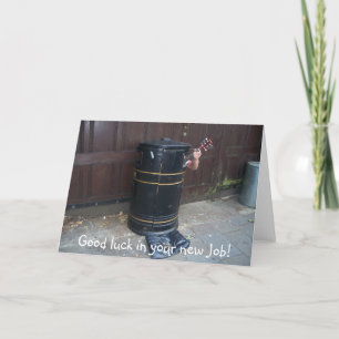 Lycka till i ditt nya jobb! kort