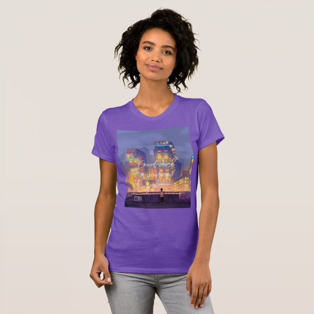 Lycka till i ditt nya jobb T-Shirt (Hel framsida)