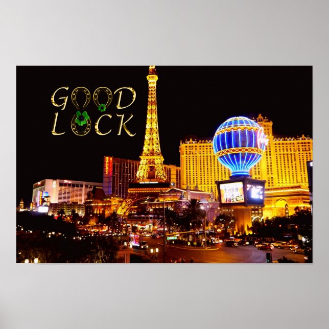 Lycka till i Vegas. Poster (Framsidan)