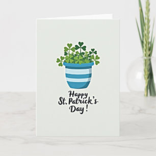 Lycka Till Irish St Patricks-kort Kort