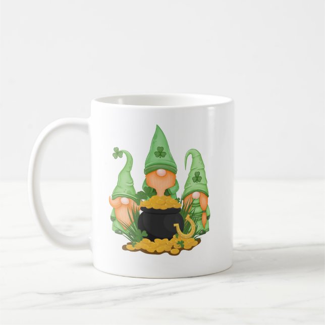 lycka till irländarna kaffemugg (Vänster)