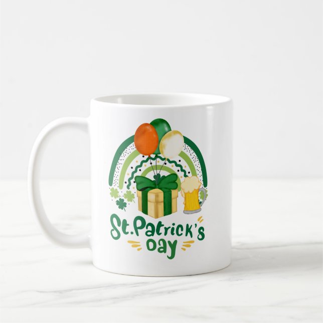 lycka till irländarna kaffemugg (Vänster)