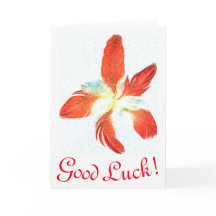 Lycka till, jakkort för rödfjädrar