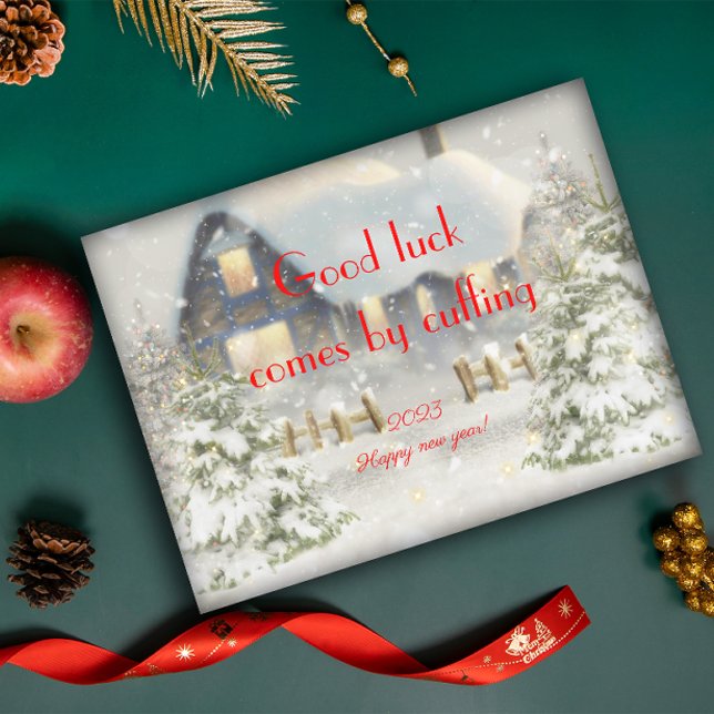 Lycka till kommer genom att bota nya år poster (Skapare uppladdad)