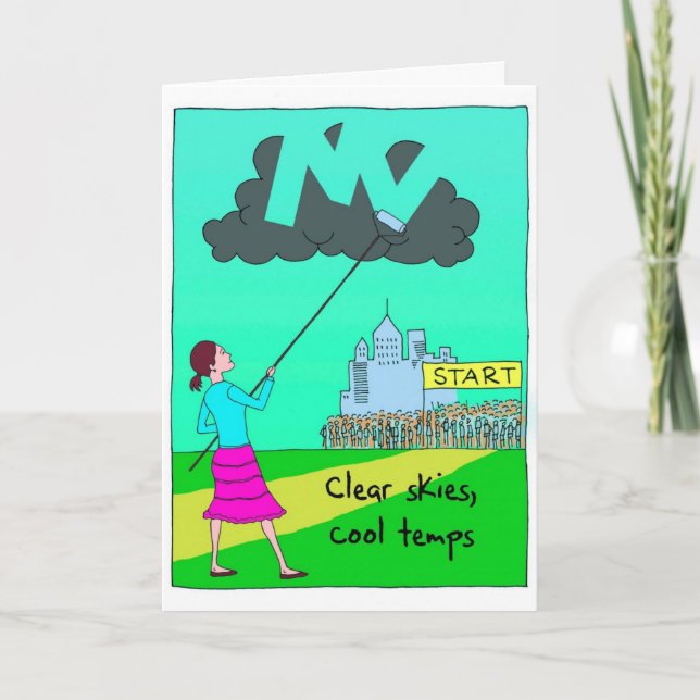 Lycka till-kort för Marathon Springer - Bra Mojos Kort (Framsida)