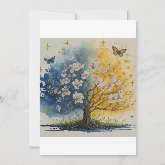 Lycka till-kort julkort (Framsida)