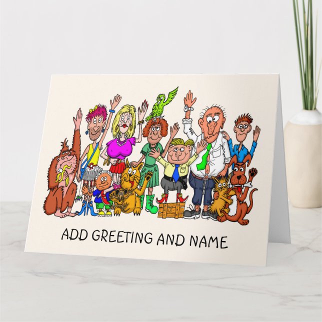 Lycka till-kort kort (Framsida)