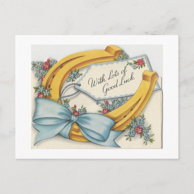 Lycka till-kort vykort (Framsida)