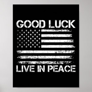 Lycka till lever i fred, den ryske presidenten Tru Poster