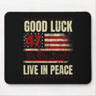Lycka till Live In Peace Funny Donald Trump Quote Musmatta