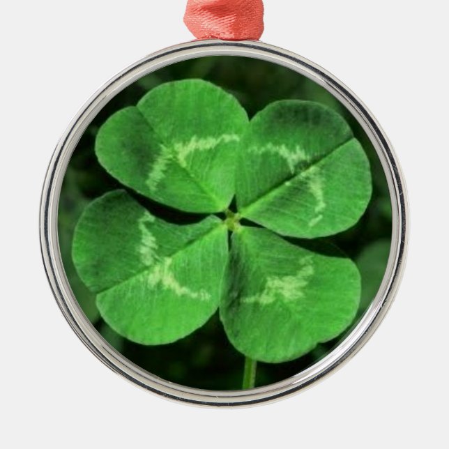 Lycka till: Lucky Fyrklöver Ornament (Framsidan)