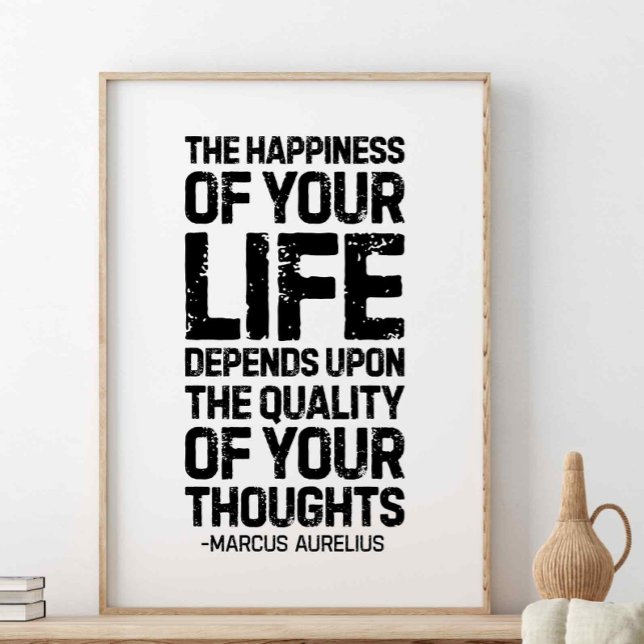 Lycka till, Marcus Aurelius Poster (Skapare uppladdad)