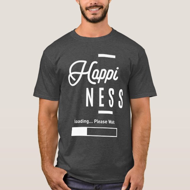 Lycka till med att läsa in väntetid - roligt t shirt (Framsida)