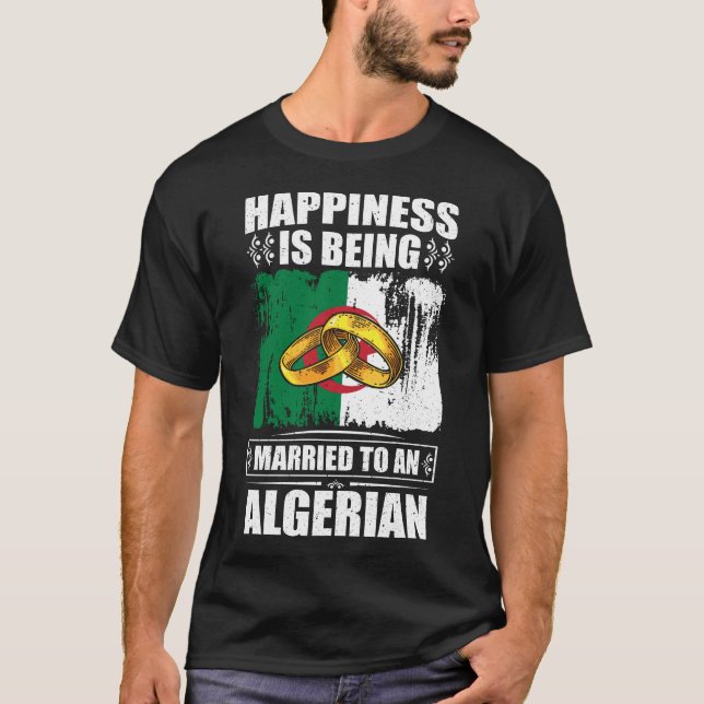 Lycka till med en algerisk t shirt (Framsida)