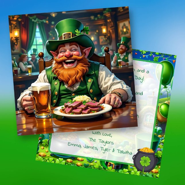 Lycka till med irländarna vare med dig! St Patty  Kort (Skapare uppladdad)
