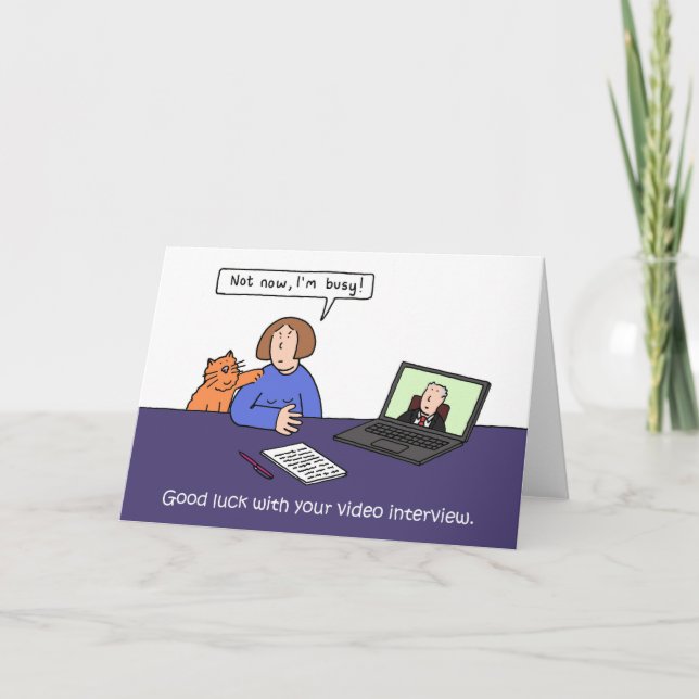 Lycka till med videoklippet kort (Framsida)