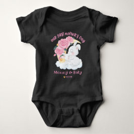 Lycka till mors dagars baby bodysuit t shirt