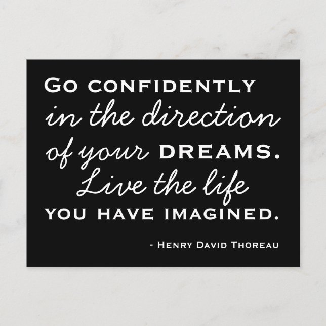 Lycka till - Motiverat vykort (Framsida)