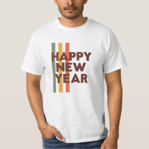 Lycka Till Nytt År T-Shirt – Festlig Typografi Des