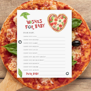 Lycka till önskningar för bebis på Pizzabebis show