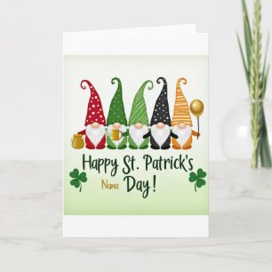 Lycka till på St Patricks dag Mormor kort