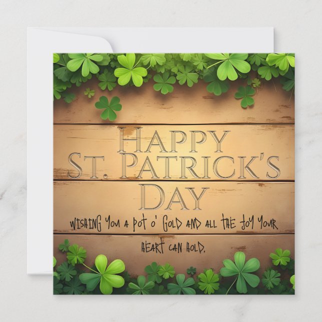 Lycka till på St. Patrick's Day 🍀 (Framsida)
