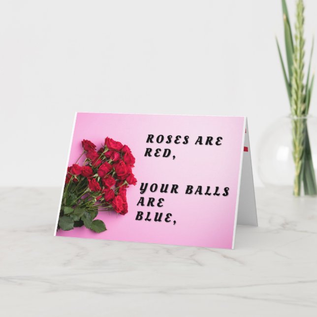 Lycka till på vasektomidagen! tack kort (Framsida)