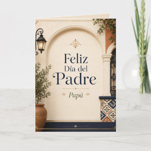 Lycka till pappas dag Pappa Espanol I Kolonial Kort