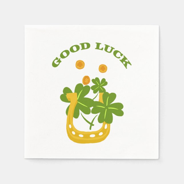 Lycka till pappersservett (Framsidan)