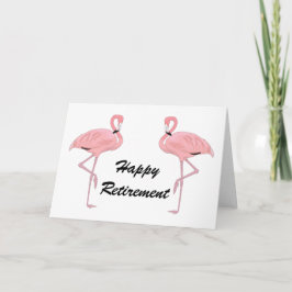 Lycka Till Pensionen Klassiska Flamingos Kort