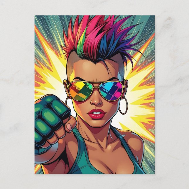 Lycka till Pride! LGBTQIA+ Månad Vykort (Framsida)