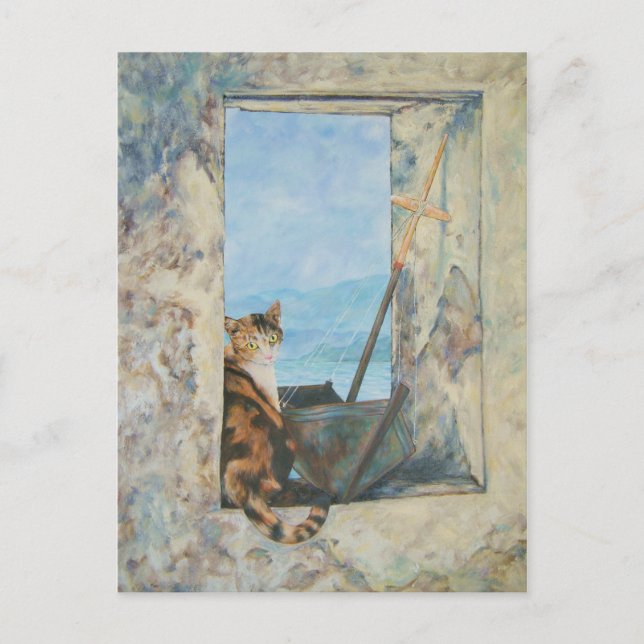 Lycka till resan vykort (Framsida)