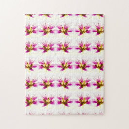 Lycka till Rosa Blommigt Puzzle! Pussel