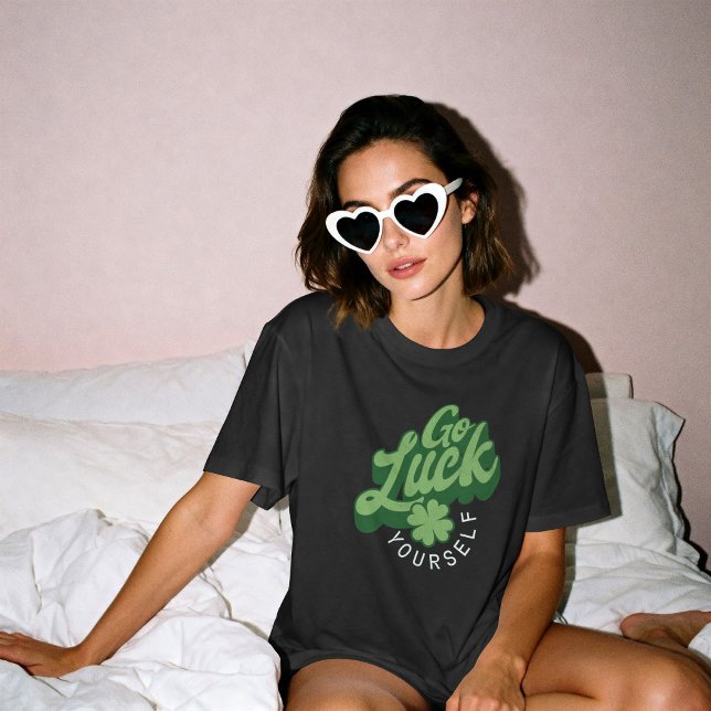 Lycka Till Själv St. Patricks Day T Shirt (Skapare uppladdad)