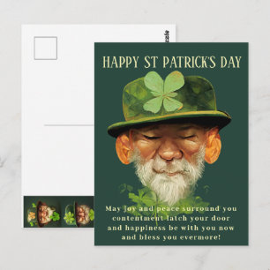 Lycka till St. Patricks dag vykort