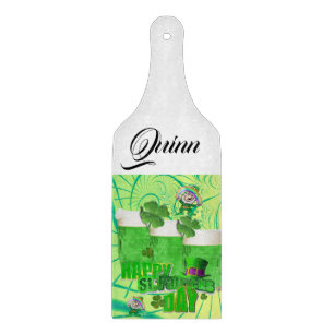 Lycka till St. Patrick's Day Glas Skärbräda