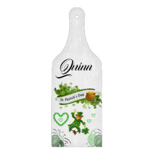 Lycka till St. Patrick's Day Glas Skärbräda