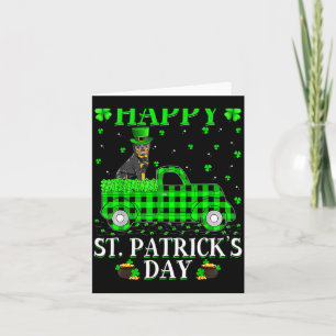Lycka Till St Patricks Day Och Shamrock T Tröja_1 Kort