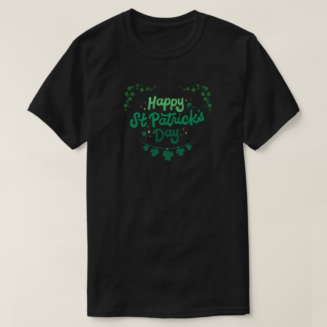 Lycka till St. Patrick's Day T-Shirt (Design framsida)