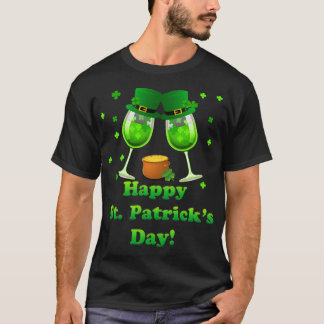 Lycka till St Patrick's Day Vin Drickande Tröja -