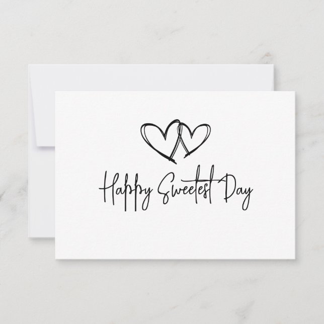 Lycka till Sweetest Day Vykort (Framsida)