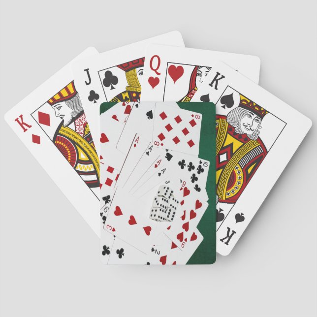 Lycka till till dig spel kort (Baksidan)