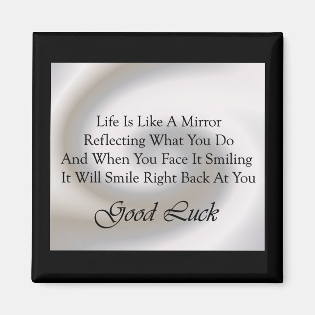 Lycka till Verse Magnet (Framsidan)