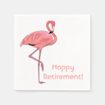 Lycka Till Vid Pensionen Rosa Flamingo Fest