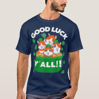 Lycka till Y'all Lucky Irish Gris Guinea St Patric T Shirt