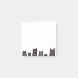 Lycka tillberlock 3" x 3" noterar Posta-Det Post-it Block